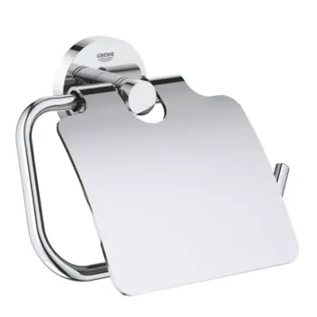 Grohe Essentials Toilet Paper Holder With Cover Chrome ,40367000