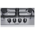 Bosch Serie 4 Gas hob 60 cm Stainless steel PGP6B5B60Q