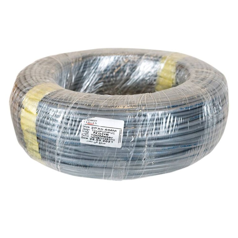 Telephone Cable CU/PVC/PVC - 2 Pair x 0.6 mm