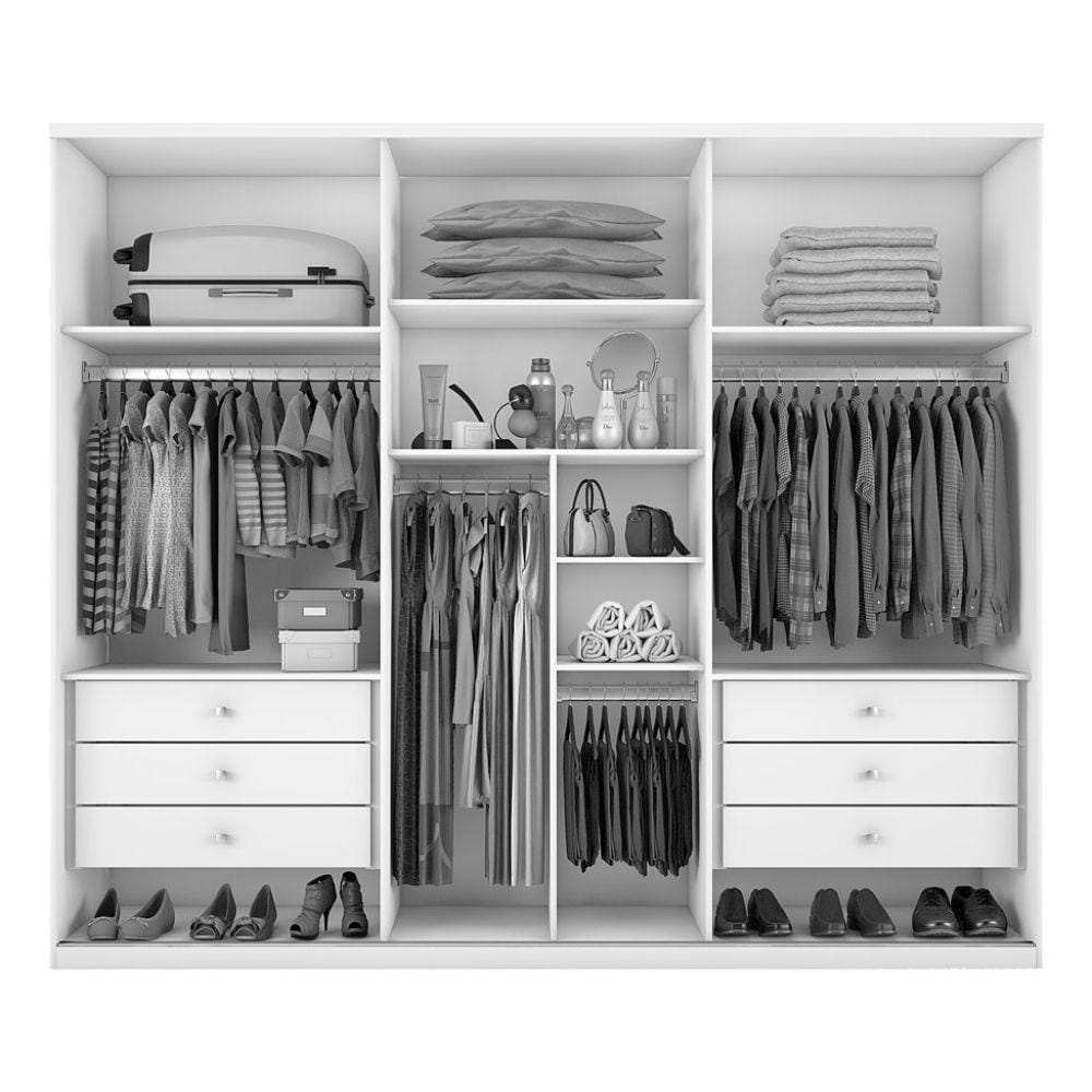 Small Dressing Room Wardrobe Compact Storage Solution