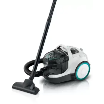 Bosch Series 4 Bagless Vacuum Cleaner ProHygienic White ,BGS21WHYG