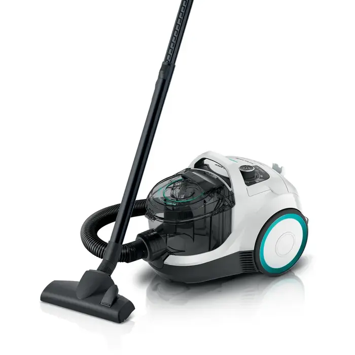 Bosch Series 4 Bagless Vacuum Cleaner ProHygienic White ,BGS21WHYG (1)