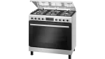 Bosch Gas range cooker Series 6 ,Stainless steel 90 cm, HGX5G7W59S