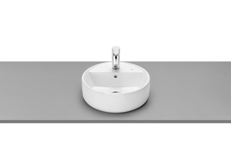 Roca The Gap Round Over Counter Top Vitreous China Basin ,A3270MK000