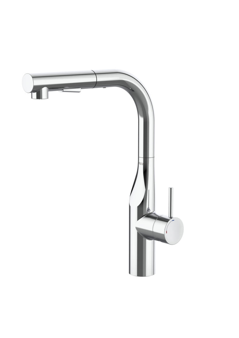 Roca Glera Single lever kitchen mixer with swivel spout, A5A854DC00