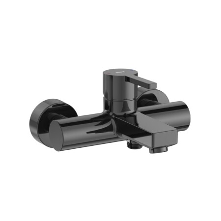 Roca Naia Wall-mounted Shower Mixer Glossy Black ,A5A0296CN0