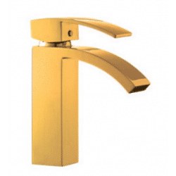 Sarrdesign Escala Basin Mixer With Pop Up Waste Gold ,SD1090-D-GP