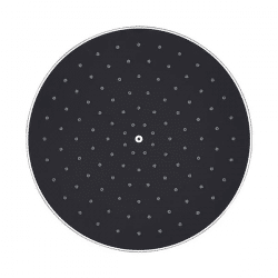 Sarrdesign Shower Head 30 Cm Round Black ,SD4104-BC
