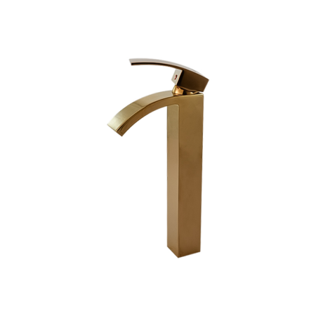 Sarrdesign Escala High Basin Mixer With Square Touch Pop Up Waste Rose Gold ,SD1093-D-RG