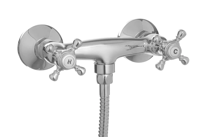 Sarrdesign Mesta Dual Handle Wall-mount Shower Mixer ,SD2036-1-CP