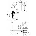 Sarrdesign Rewa Basin Mixer With Compression Valve ,SD2010-1D-CP