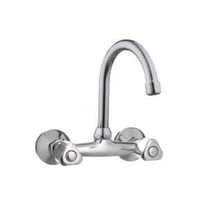 Sarrdesign Rewa Dual Handle Wall-mount Kitchen Mixer ,SD2018-1-CP