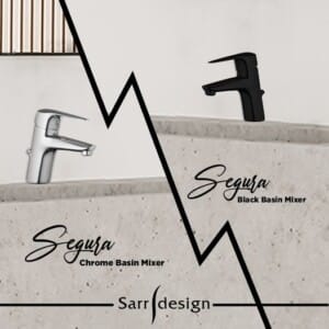 Sarrdesign Segura Basin Mixer Black ,SD1033-D-BC