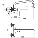 خلاط مطبخ سارديزاين سيجيورا، SD1037-CP