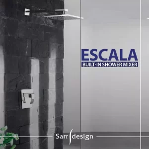 Sarrdesign Escala Shower Mixer Shelf Option