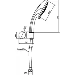 Sarrdesign Kalix Shower Kit 8 Functions Chrome ,SD3232-CP