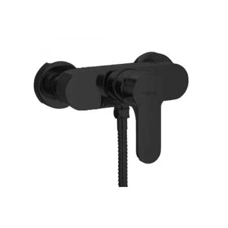 Sarrdesign Tara Single Lever Wall-mount Shower Mixer Black ,SD1054-BC