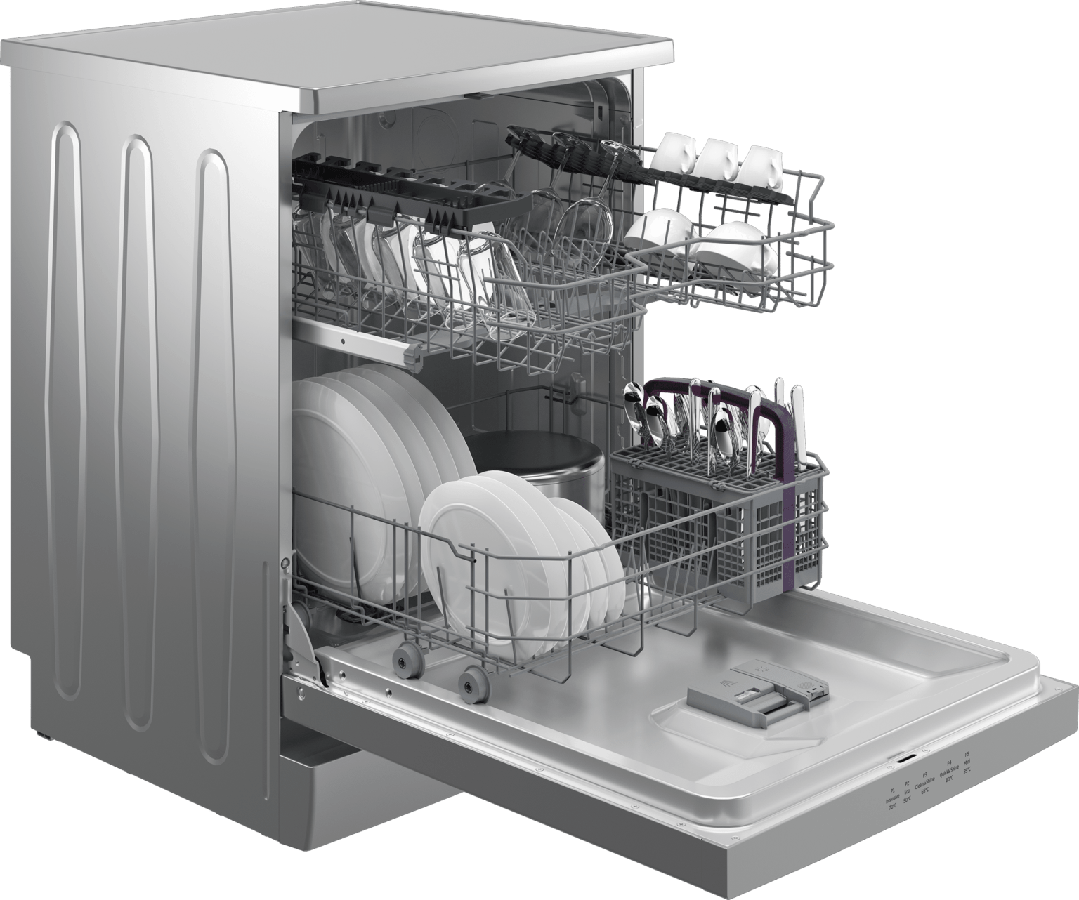 Beko dishwasher 14 persons, silver ,BDFN15420S 4umart