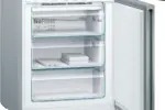 Refrigerator Bosch with Black Glass Finish and Bottom Freezer