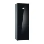 Refrigerator Bosch with Black Glass Finish and Bottom Freezer