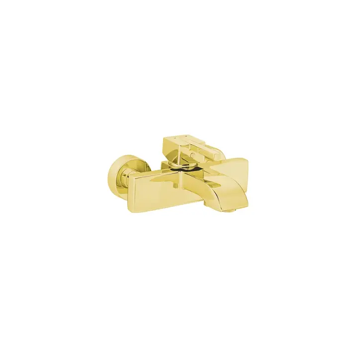 Kludi Rak Profile single lever bath and shower mixer gold ,RAK14002-GD1