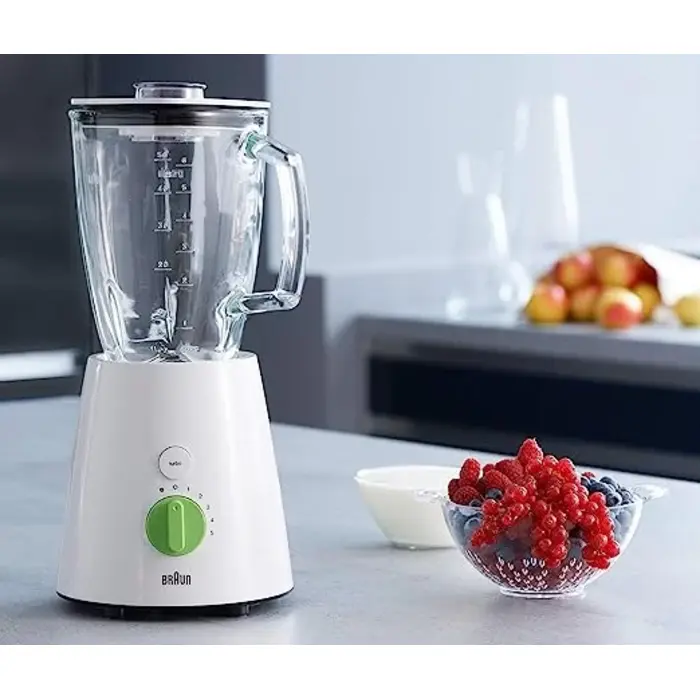 Braun Tribute Collection Blender with Glass Jug, 800 Watts – White JB3060