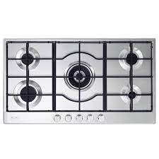 Elba Gas Hob 90cm Stainless Steel 5 Burners Front Control ,ELIO95-545L