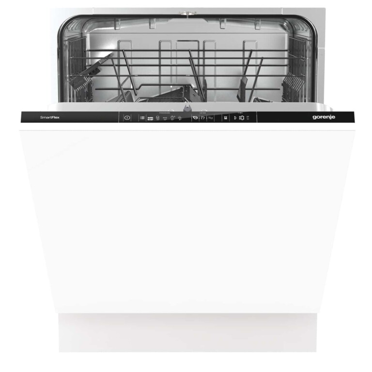 Gorenje Built in Dishwasher 13 Person 60 cm 5 Function White ,GV63161
