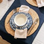 Porcelain Nano Teos 24 Pieces Dinner Set