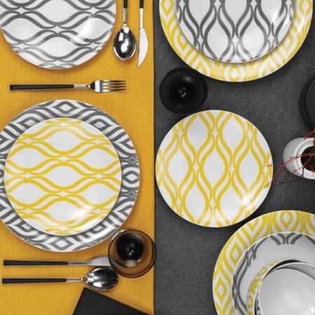 Dinner set 24 pcs Marble Versace with Rosie, Kitchenware, Official  archives of Merkandi