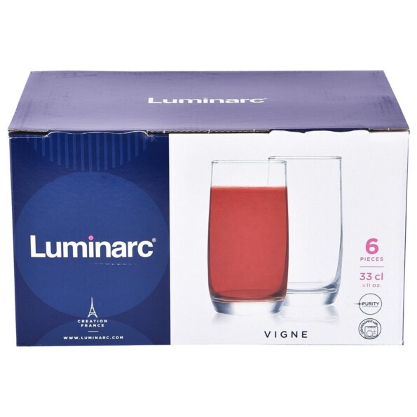 Luminarc Vigne Tumbler 6 Pieces Set 33cl 4umart 4641