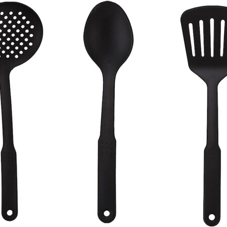 KAVALKAD Saucepan, set of 3, black - IKEA