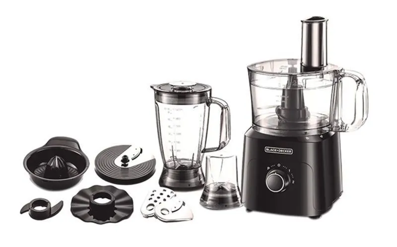 Black & Decker Food processor, 4 parts, 2 speeds, 500W, JBGM600-B5