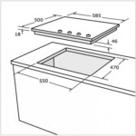 Purity Built-in Hobs P601X Gas Hob 4 Eyes