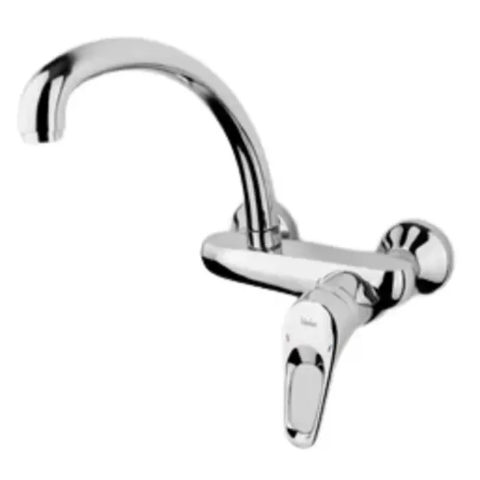 Value Melano Sink Mixer With Swivel Spout, Chrome