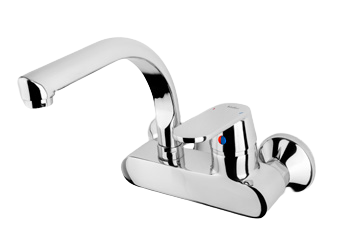Value Padova Sink Mixer With Swivel Spout Chrome
