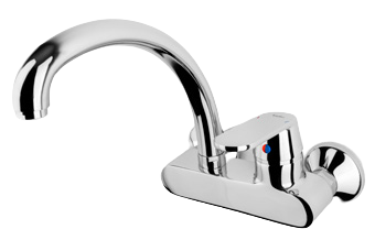 Value Padova Sink Mixer With Swivel Spout, Chrome