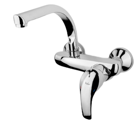 Value Napoli Sink Mixer With Swivel Spout, Chrome
