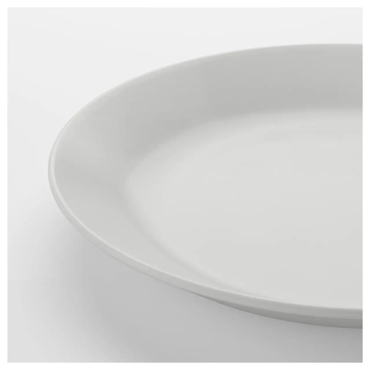 OFTAST Plate, white - IKEA