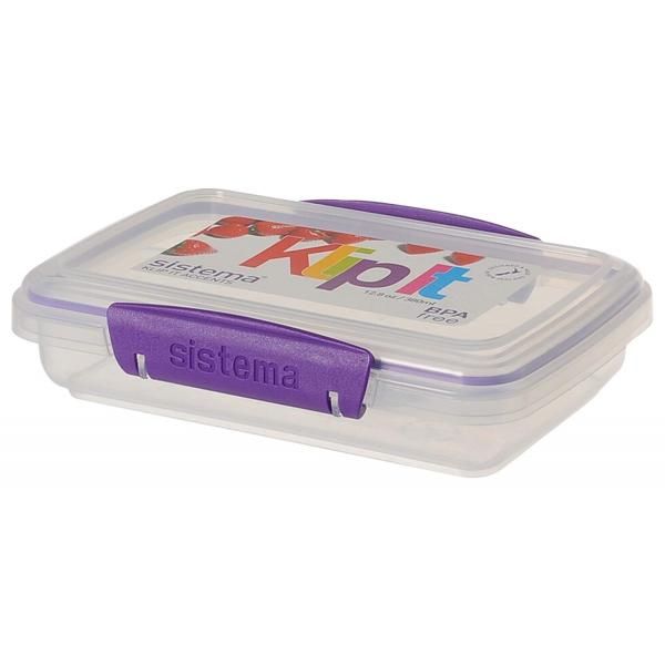 Sistema 1.4 Cup Small Split To Go Food Storage Container, Blue