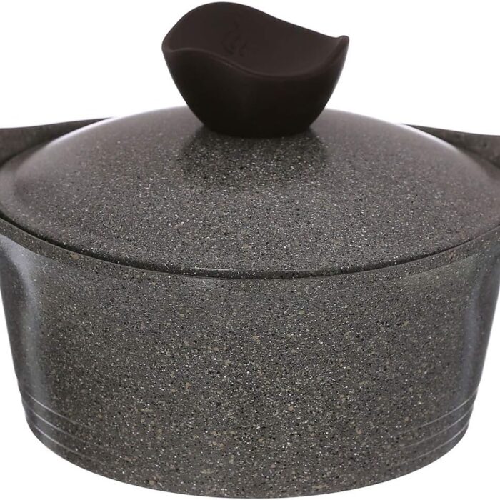 Neoflam Granite Cooking Pot 22cm - Gray Marble