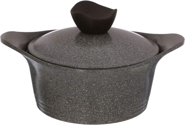 Neoflam Granite Cooking Pot 22cm - Gray Marble