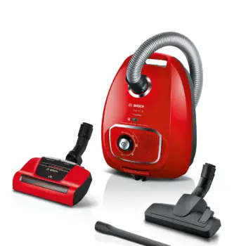 Bosch Series 4 Bagged Vacuum Cleaner ProAnimal Red ,BGBS4PET1