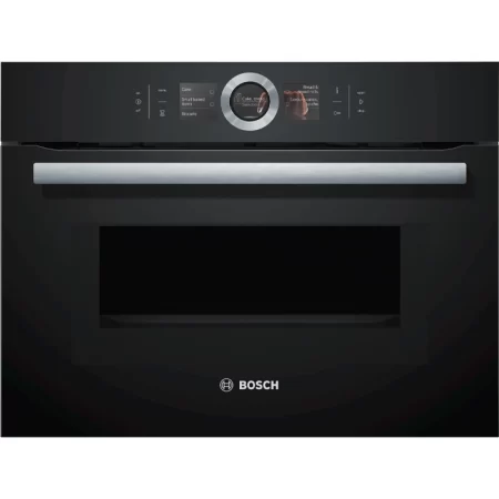 Bosch Series 8 Built-in compact oven with microwave Bk ,CMG636BB1