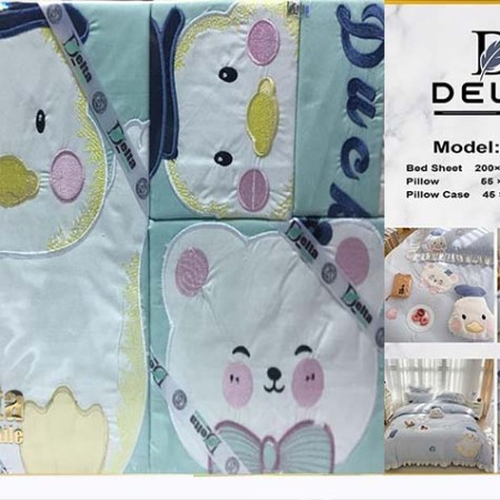 Delta Textile Bed Sheet 6 Pieces Green Duck
