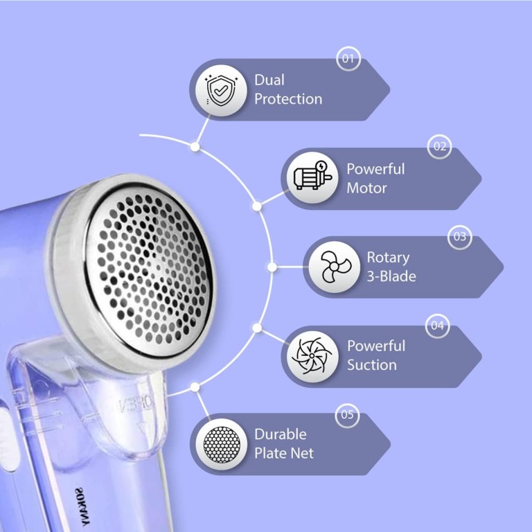 مزيل الوبر الكهربائي القابل لإعادة الشحن SOKANY SK-866 ماكينة حلاقة الأقمشة ومزيل الوبر1