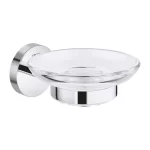 Grohe BauCosmopolitan Glass Soap Dish Holder, 40585001