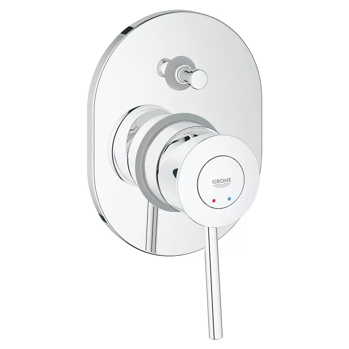 Grohe BauClassic Shower Mixer With Diverter Chrome ,29047000