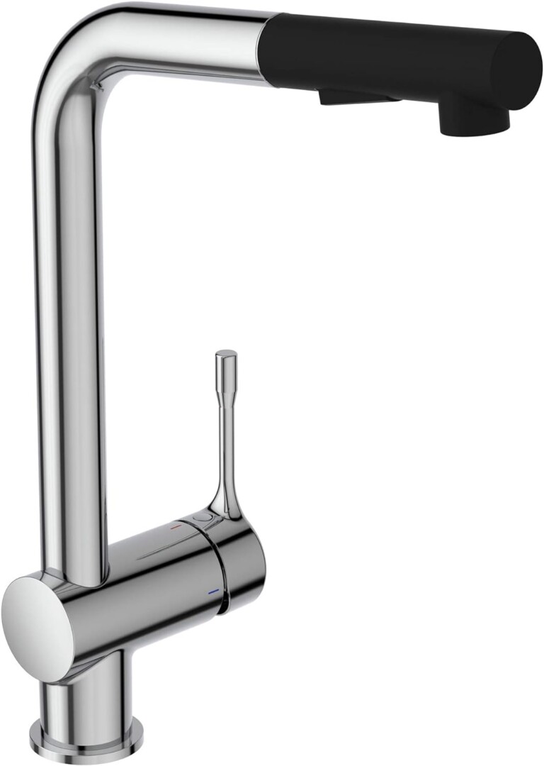 Ideal Standard Ceralook Countertop Mixer Tap with Swivel and Removable High Spout, BC178AA