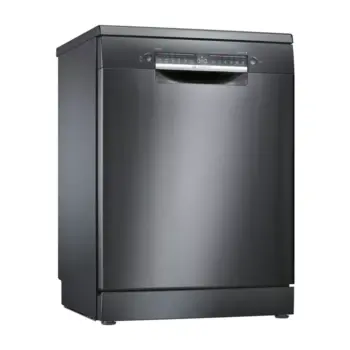 Bosch Series 4 Free-Standing Dishwasher 60 Cm Black Inox ,SMS4IKC60T
